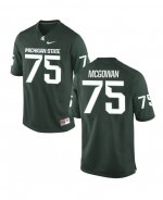 Men's Michigan State Spartans NCAA #75 Benny McGowan Green Authentic Nike Stitched College Football Jersey ZV32T57ZA